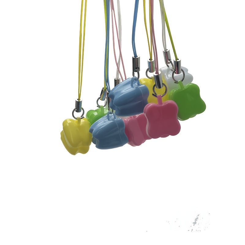 TEMU Teething Box With Lanyard, Random Mixed Colors, Tooth Storage Box, 10pcs Set