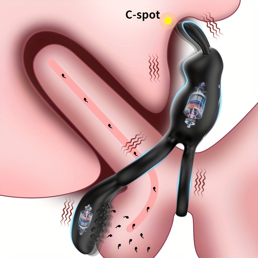 Anillo vibratorio con estimulación doble