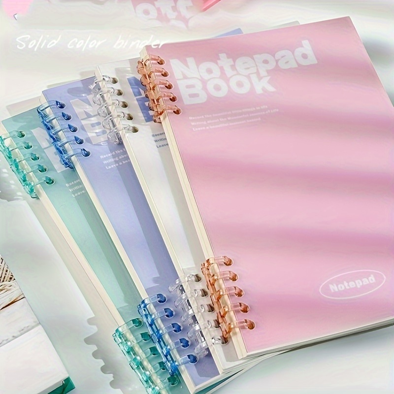

A5 Spiral Notebook With 60 Horizontal Lines - Pink Notepad For Students, Removable Pages, Durable B5 Coil Design - Wholesale Bulk Pack
