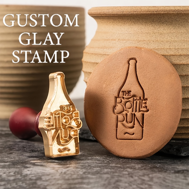 

Copper Metal Stamp For Pottery & Clay Sculpting - Artistic Crafting Tool For Unique , Ideal Father's Day Gift