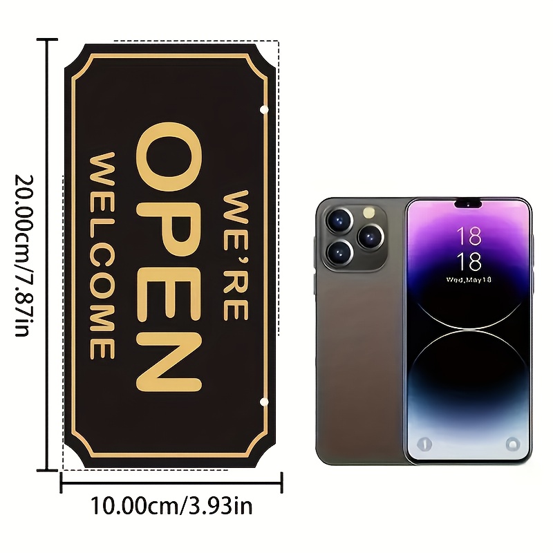 open and close sign sold on Temu United States