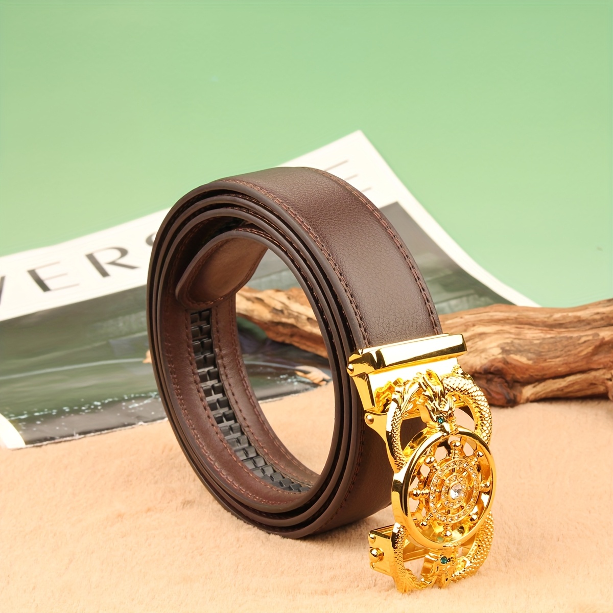 Double Loop Dragon 110 Long Automatic Bucket Strap Extended Men's Strap