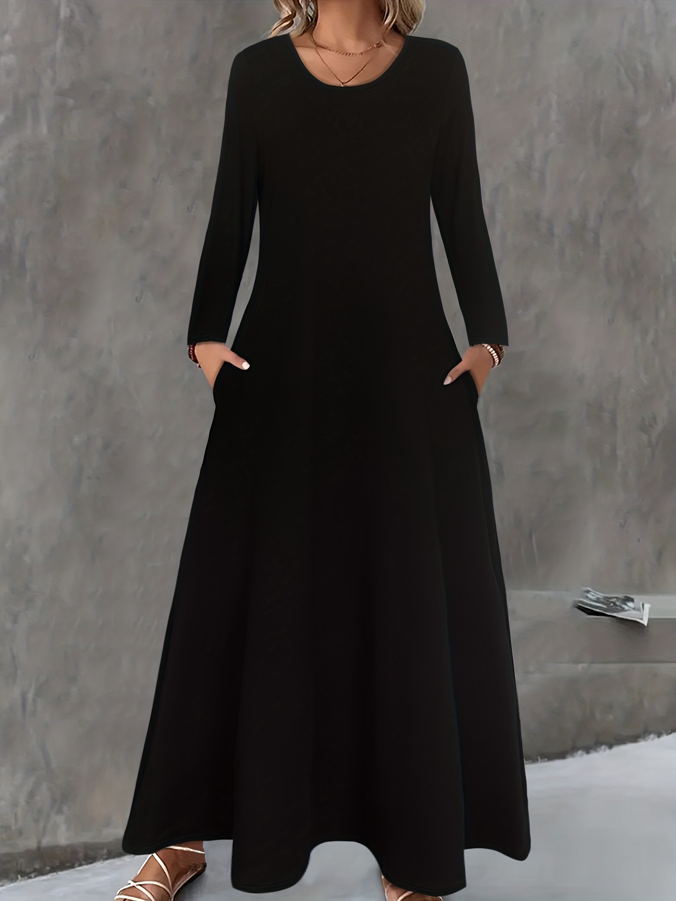 red checkered long sleeve dress Red Plaid Wool Dress – Vintage Long Sleeve Winter Midi