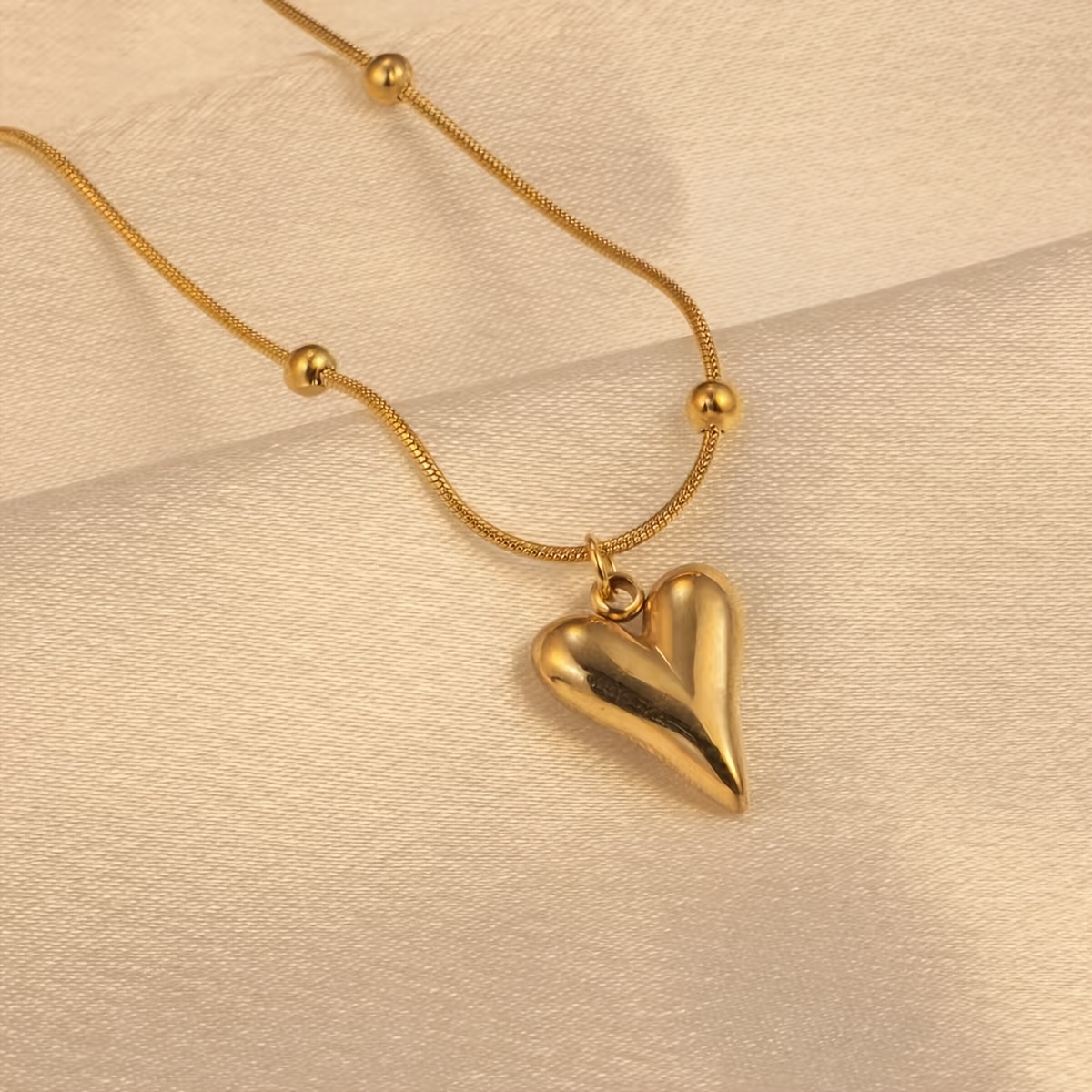 TEMU Collar de Moda con Colgante de , Diseño Único y Minimalista - Cadena Dorada y Plateada para Mujer - Accesorio de Acero Titanio