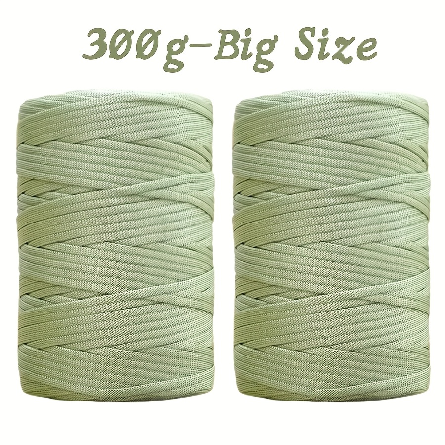 Image of 150g*2pcs Variegated Nylon Craft Yarn For Summer Crochet Craft Work, For Knitting, Crochet, Hats, Bags, Purses, Shoes, Plant Hangers, 100% Nylon,165m/each