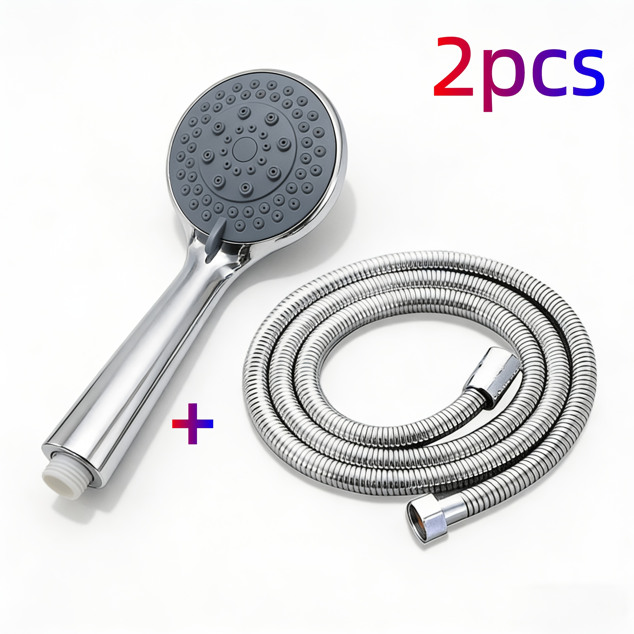 TEMU Multi-functional Shower Head, Large Panel Shower, Handheld Shower, Pressure-boosting Shower Set, Shower Nozzle, Suitable For Bathrooms, Hotels,