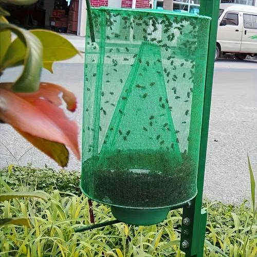 1 set fly trap mosquito trap net fly trapper home outdoor open trap