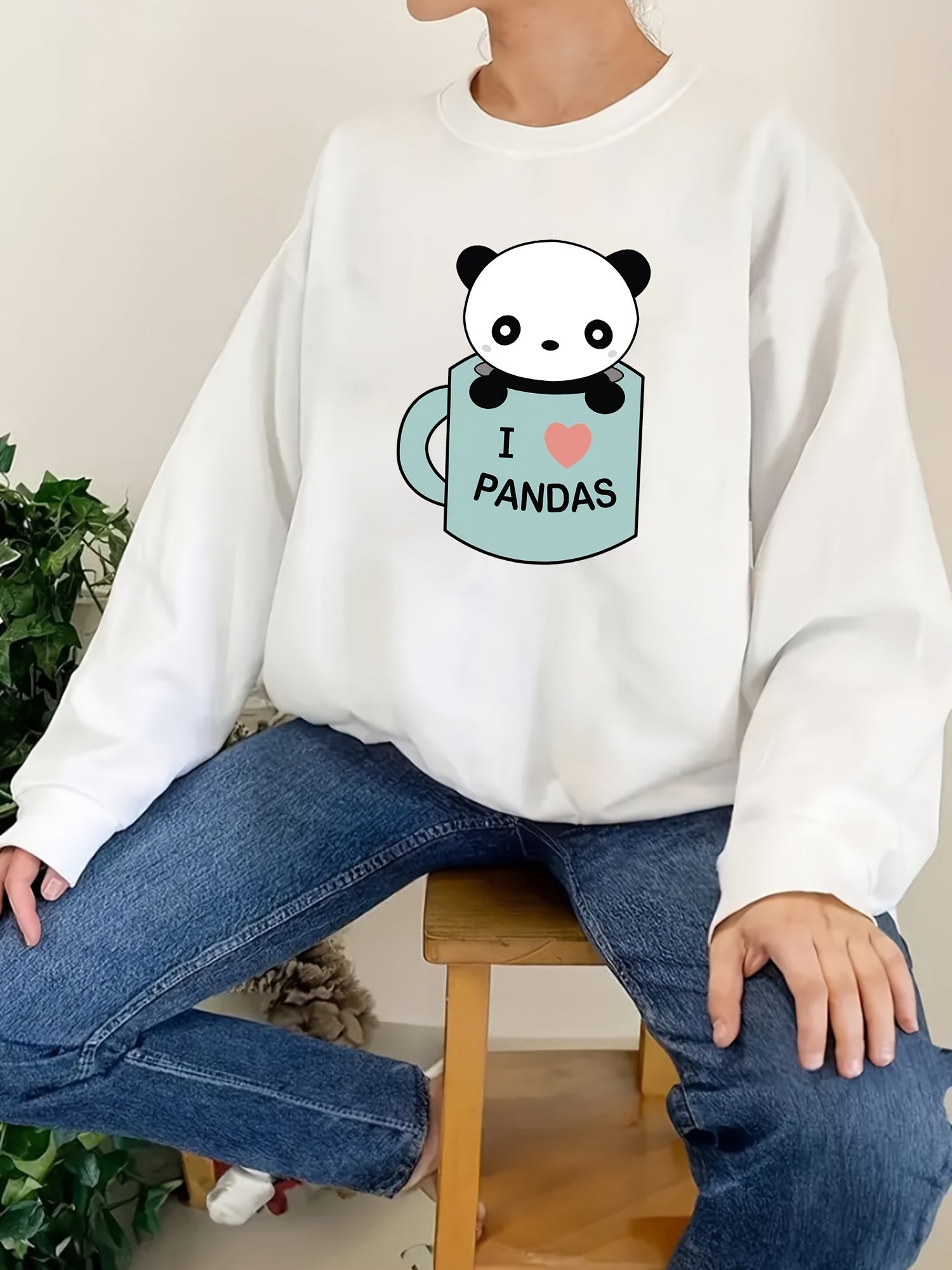 Sudadera de discount panda para mujer