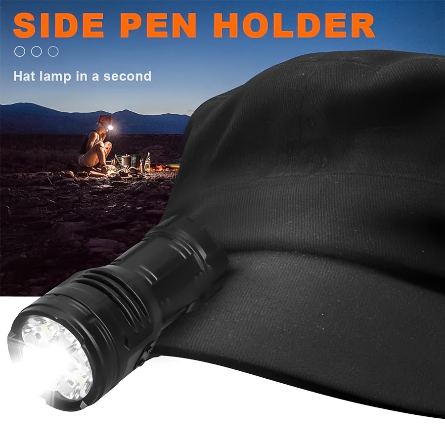 五智尚9核怪兽手电筒，带磁性底座和usb-c接口，5种模式+cob侧灯，9种亮度光束，适用于紧急停电、车库、车辆维修、露营、派对、夜间安保（usb-） 商品详情 6