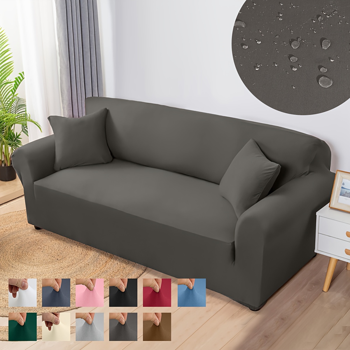 1 pieza Funda de sofá simple, Mode de Mujer