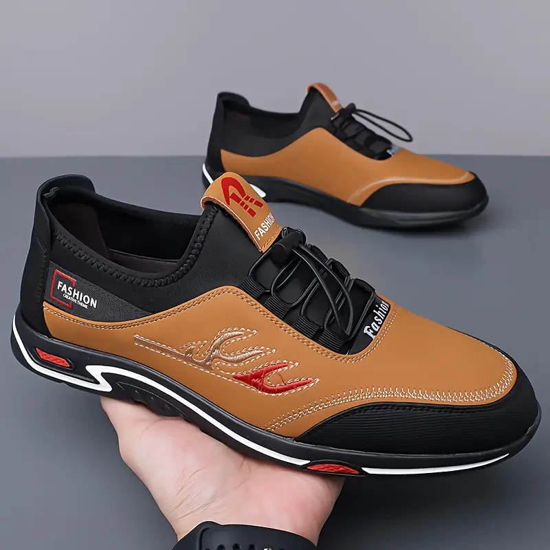 mens fashionable casual sports shoes comfortable non slip rubber soles suitable for leisure and formal wear versatile for Product details 4