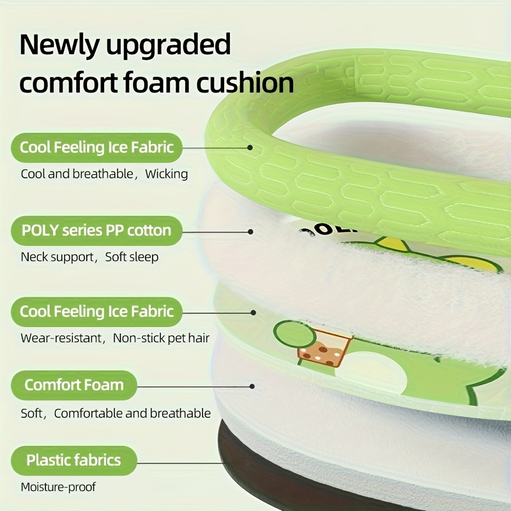 comfy sleeping cushion with breathable design   extra small to medium breeds and puppies small to medium dog cooling bed super soft Product details 0