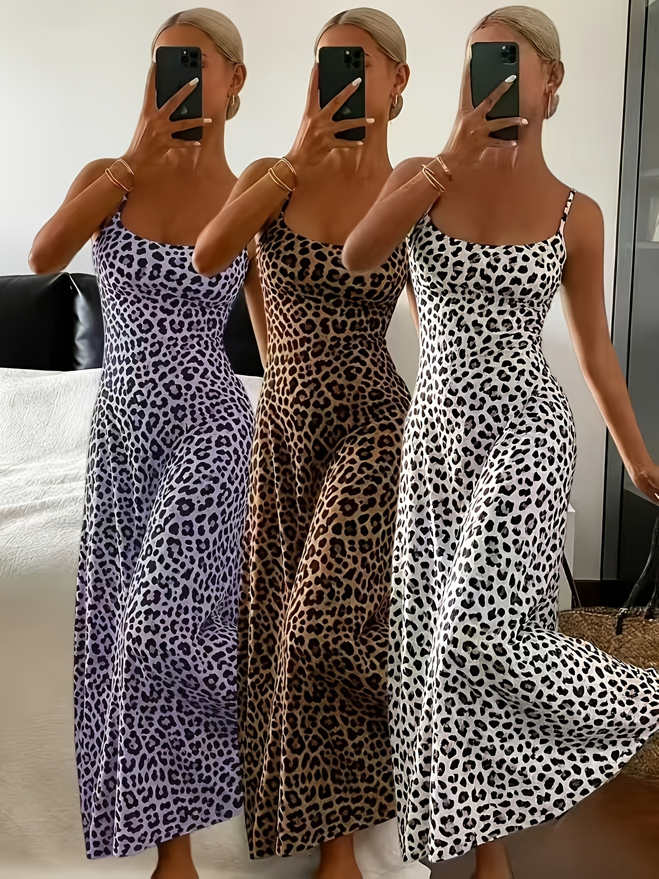 Leopard Maxi Dress Set