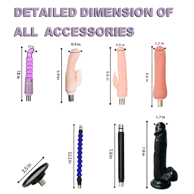Dildo - Dildo - Additions Available for Separate Purchase, Sex Machine, Up to 8 Additions, Sex Machine for Women Thrusting Machines, Thrusting Dildo Machine with Attachments And 3XLR Connector for Women/Men Adult, Spring Romance, Spring Date Night