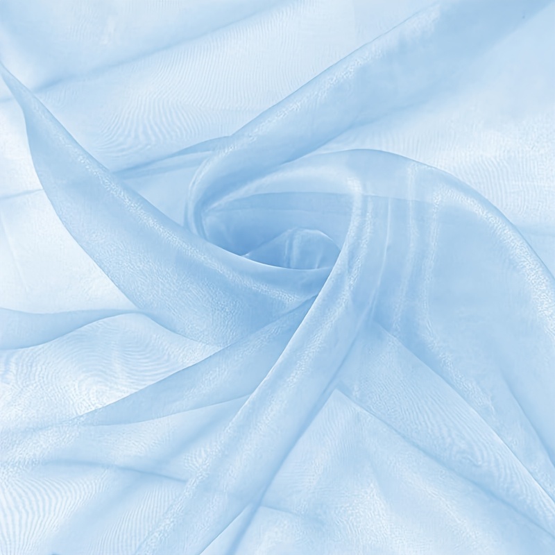 1 Roll 30ft Organza Tulle Fabric, Precut Fabric For Wedding, Party Backdrop Decoration And Crafts