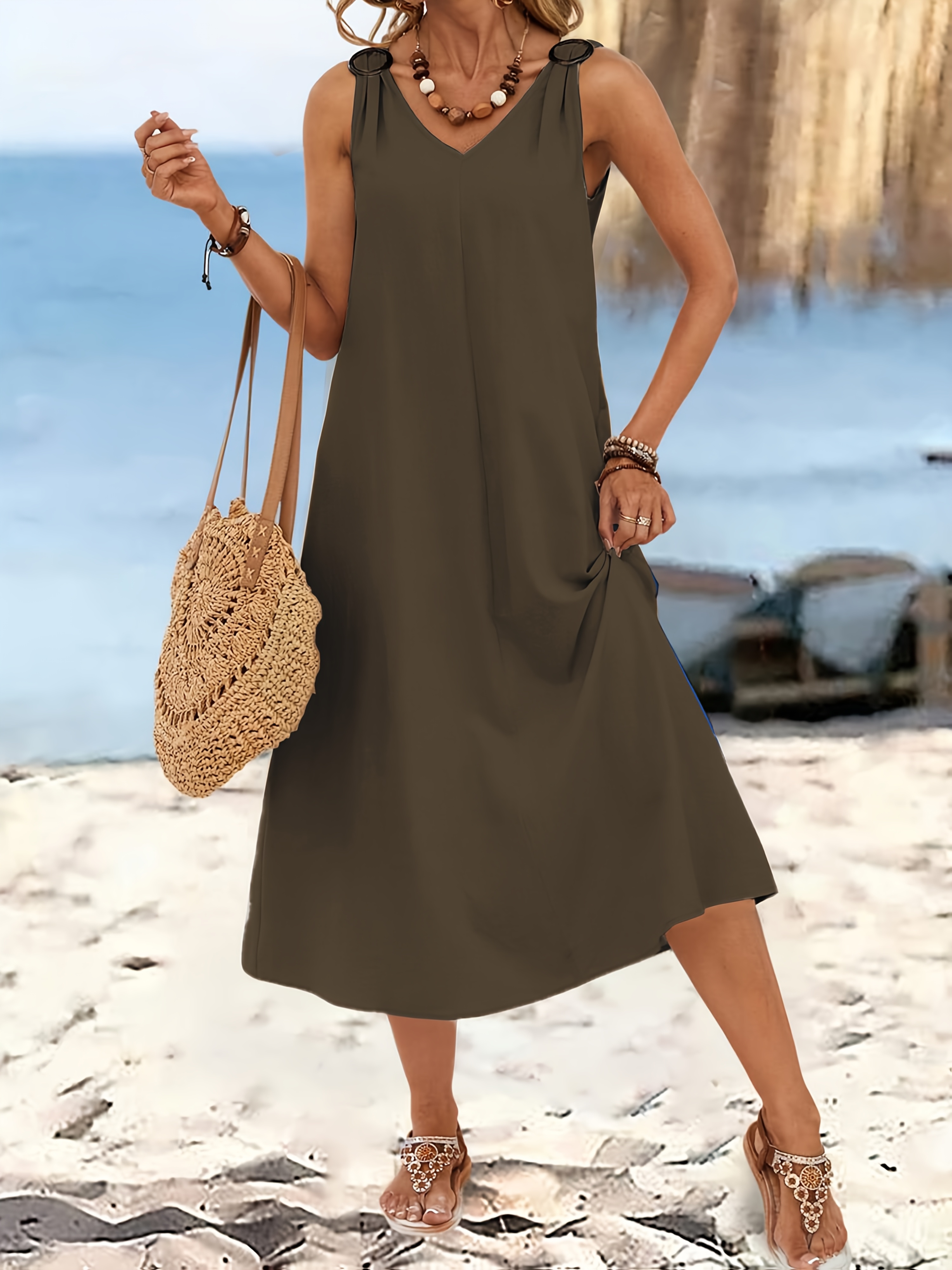 knee length dresses for ladies Acacia Dari Dress - Summer 2025