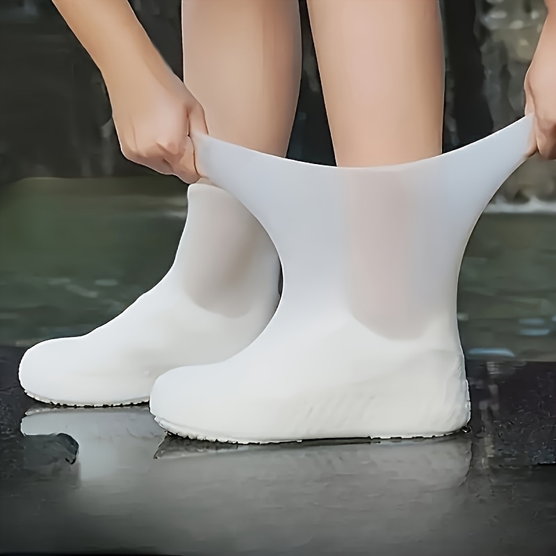 TEMU 1 Paire de Protège-Chaussures - Imperméables, Réutilisables et Antidérapants, Unisexe | Durables, Très Élastiques, Faciles à Nettoyer