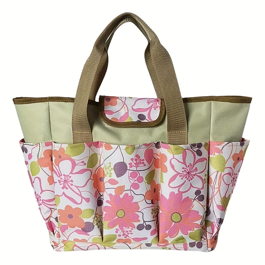 Gardening Portable Tool Organizer, Large Capacity Gardener's Handheld Garden Tool Bag, Multi-Functional Portable Tool Pouch