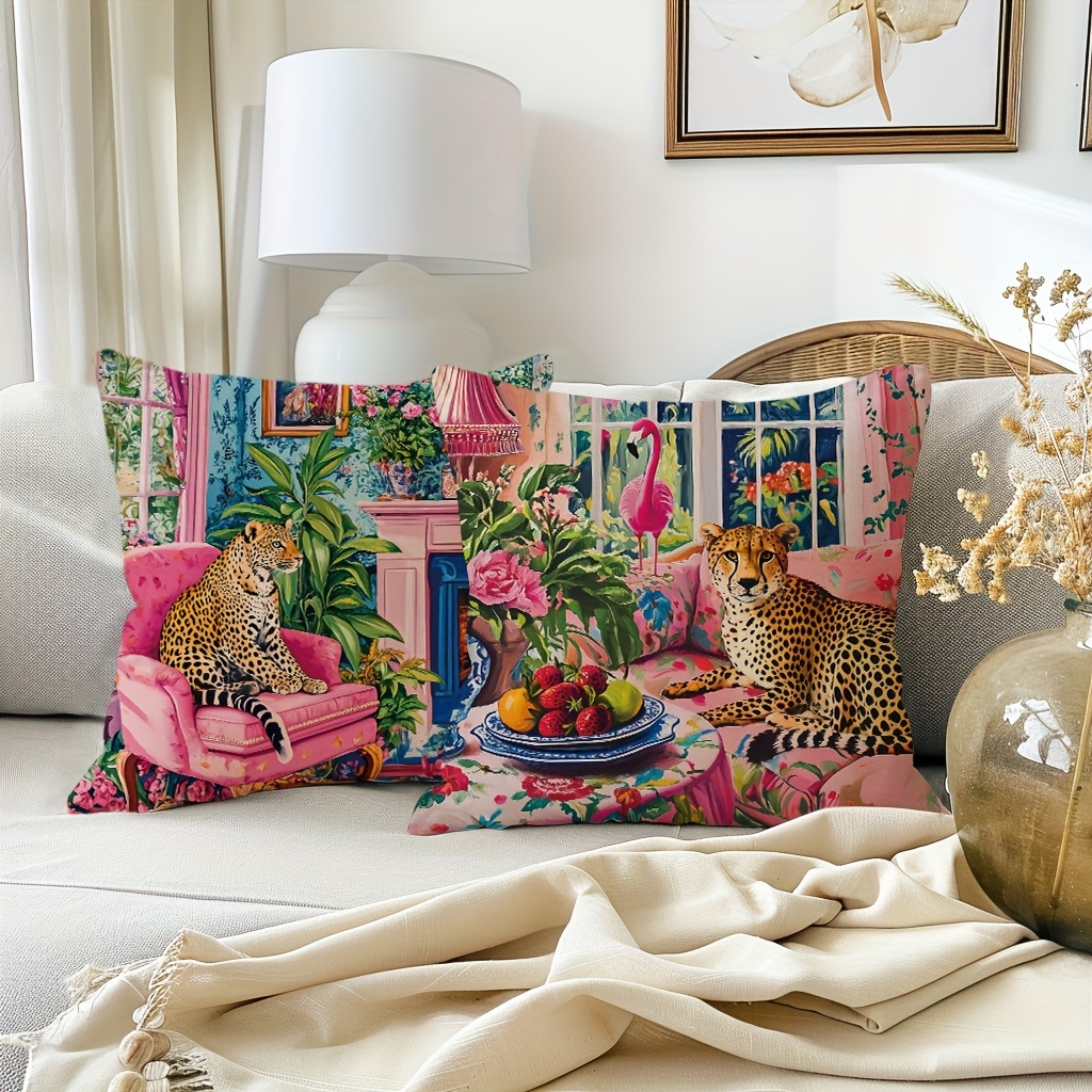 2d 4pcs throw pillow covers 17 x 17 inch vintage Temu