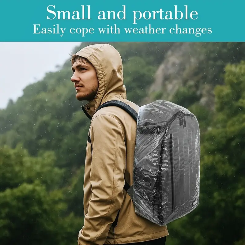 10pcs rain covers backpacks disposable lightweight backpack - Temu 10pcs rain covers backpacks disposable lightweight backpack - Temu