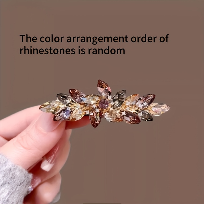 E-shop Hochwertige Blumen-Haarspange, Exquisiter Frühlingsclip, Elegante Halb-Up-Frisur Haarnadel, Premium Haaraccessoire