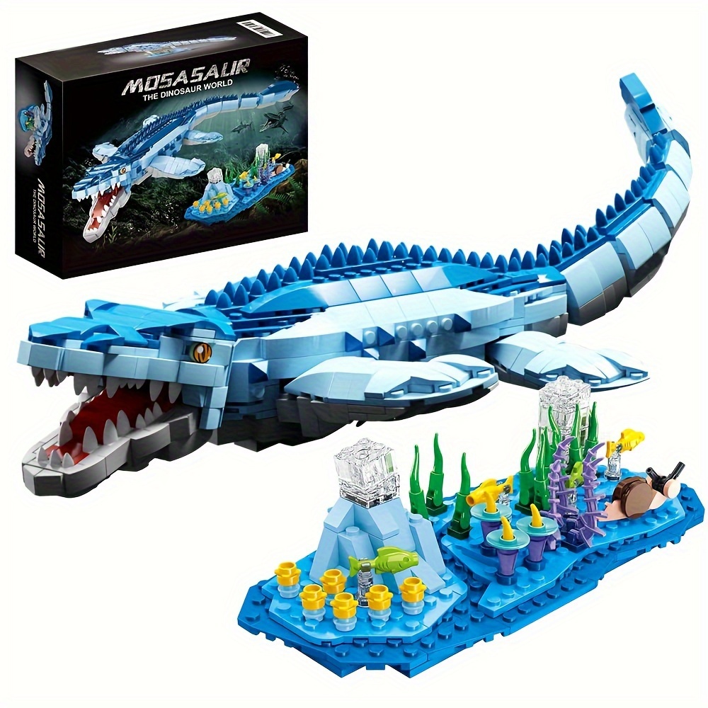 

Mesiondy Dinosaur Building Blocks Set, Stem Dinosaur Toys (1158 Pieces)