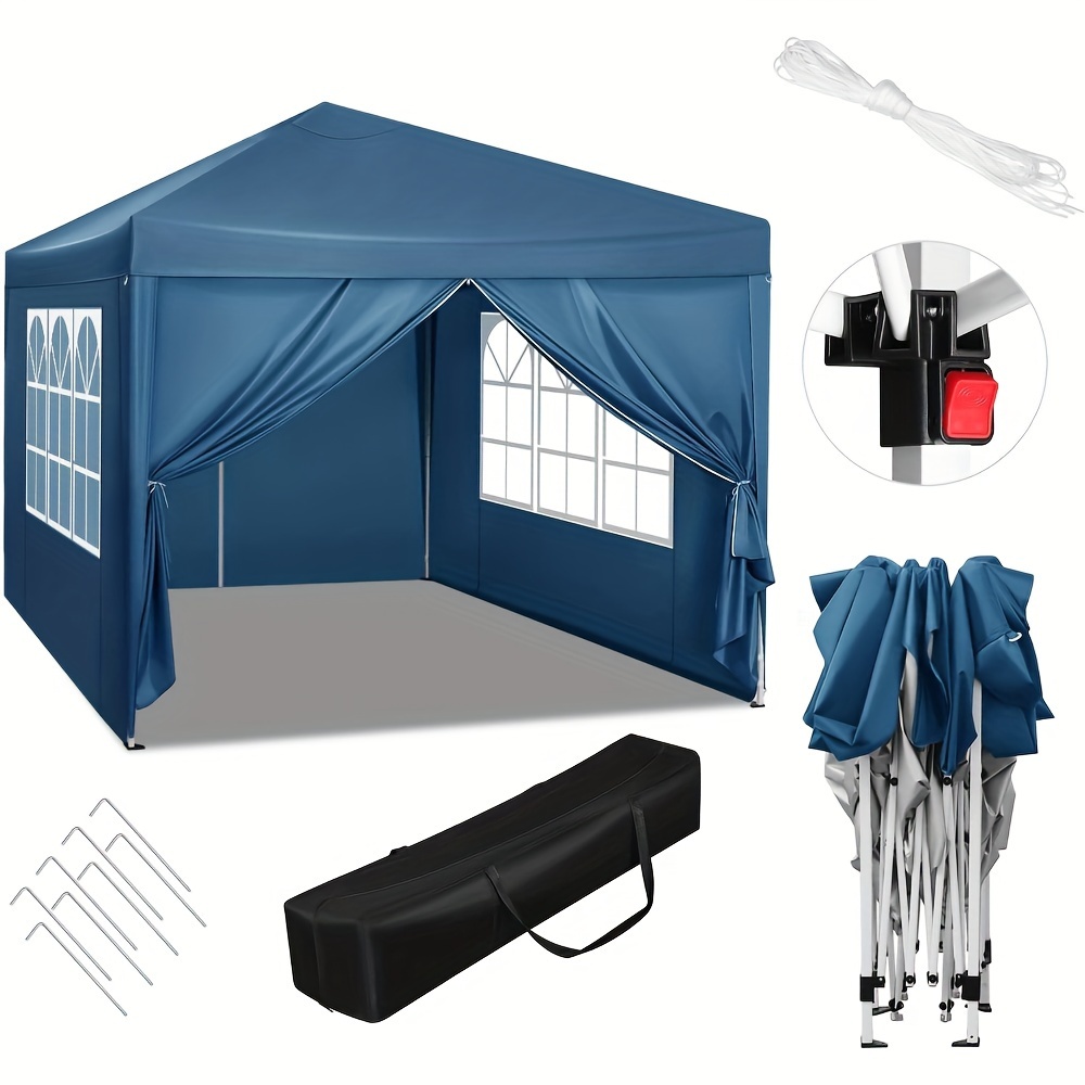 TEMU 1 pza. Pérgola plegable para exteriores, protección solar, cenador para , cenador de jardín, patio, camping, festival, soporte de estructura