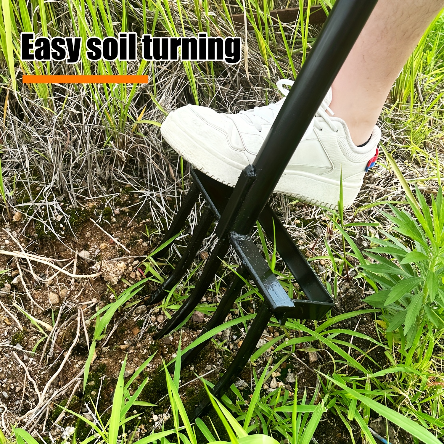 5   heavy duty   for gardening long handled digging fork   weeder garden fork   for digging spading long hand  