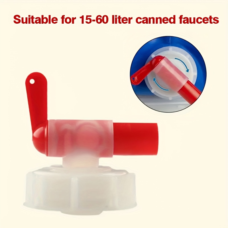 1pc Din61 Suitable For 15-60l , Heavy-duty Plastic Dispensing Valve, Wall-mounted Garden Hose With Handle For Home, Garden, Outdoor Watering System, Garden Tap, Water , , Durable Construction