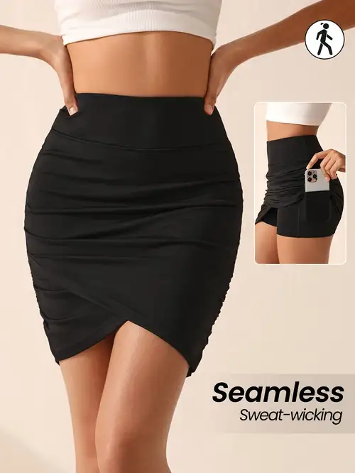 Skirt Sports skirt and pants 2 in 1 Flare Leg / Skirt Combo black sz Medium  EUC