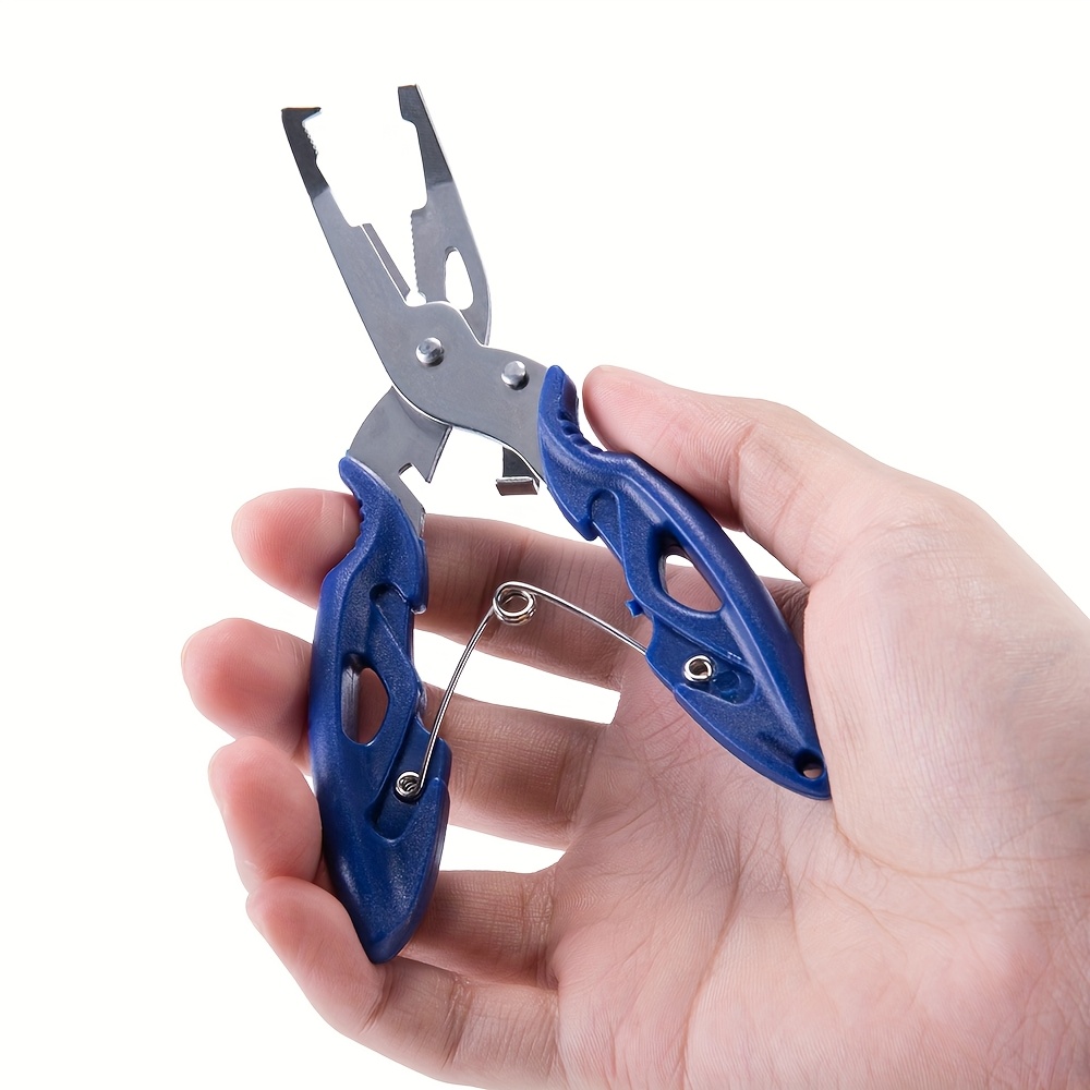 Image of Goture 1pc/2pcs Fishing Pliers And Case Attaches To Belt Tpr Treatment 420 Stainless Steel Construction Freshwater Saltwater Trout, Without Battery