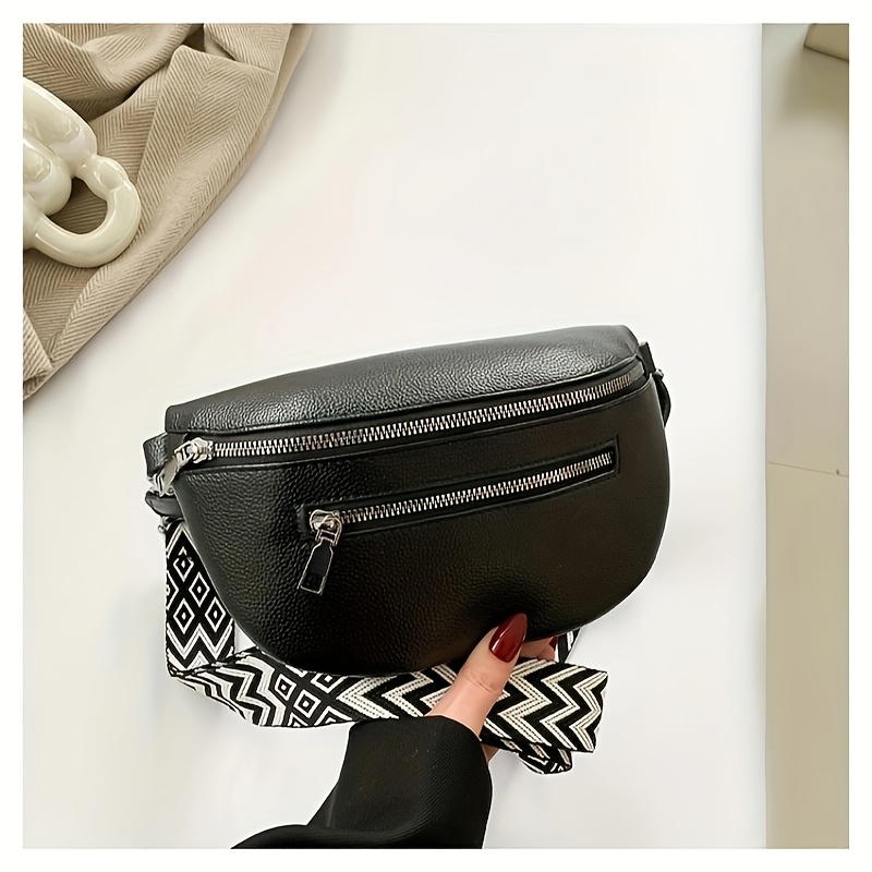 Image of Cross-border Popular Large Waist Bag And Chest Bag, Spacious Travel Bag Made Of Soft For Women, Suitable For Shoulder And Crossbody Wear