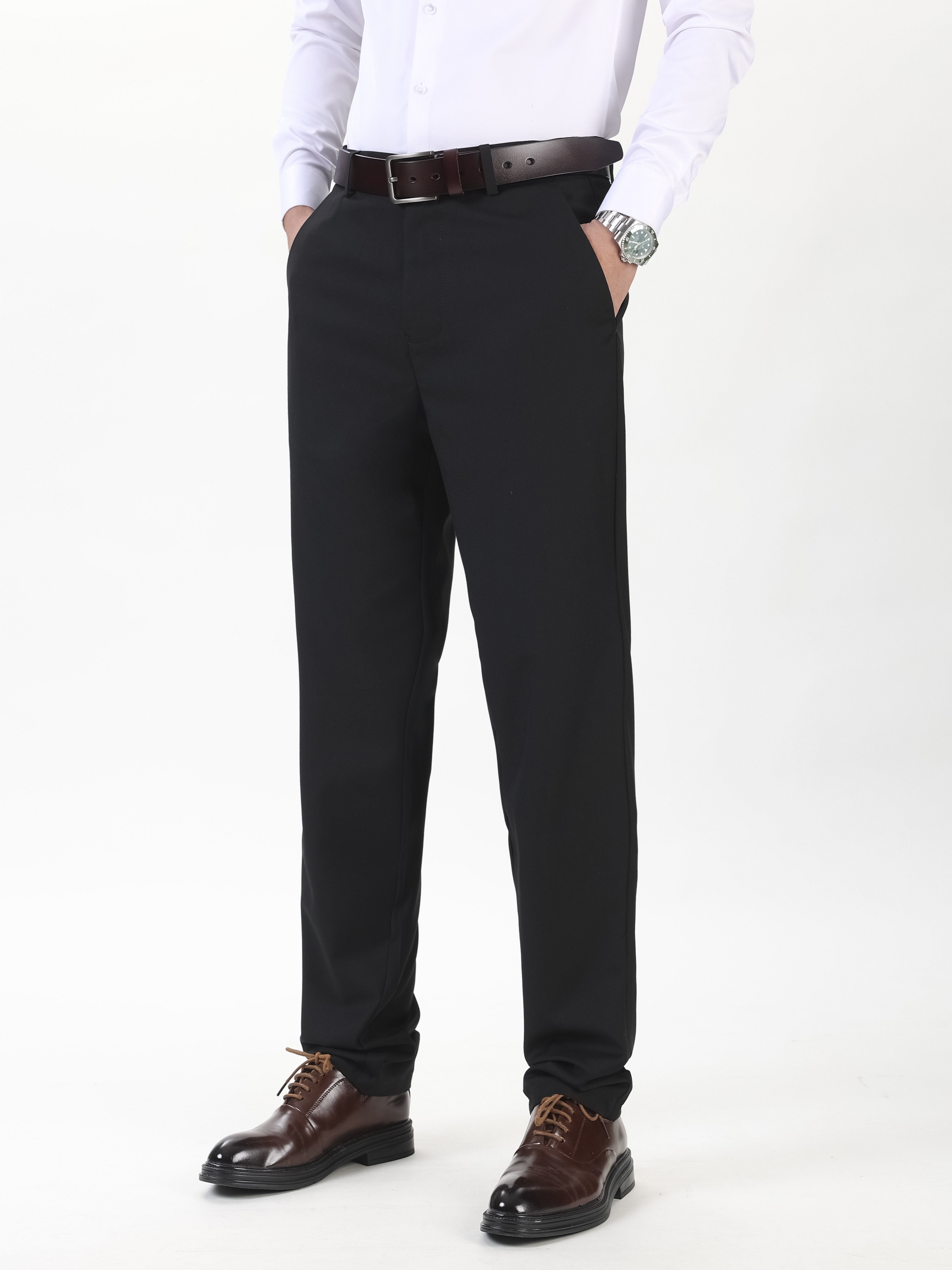 dora tutu birthday dress ForTheFit Dylan 2.0 - Short Rise Men's Dress Pant with Stretch - Relaxed Fit/ Straight Leg main image 0