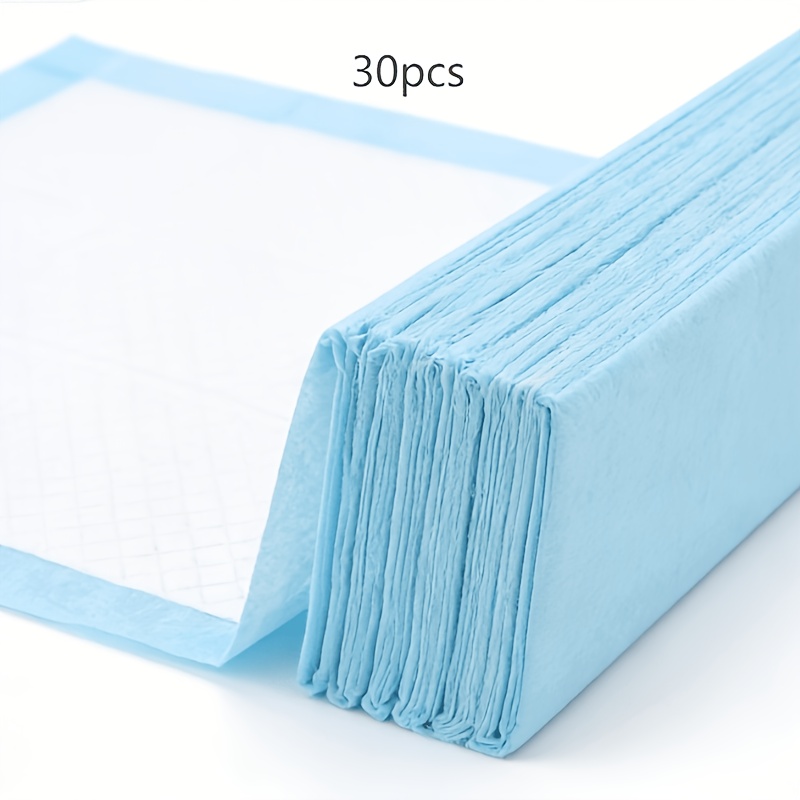 TEMU 30pcs Disposable Puppy Training Pads, Urine Pads, Suitable For Dogs, Cats, Rabbits, And Hamsters, And Super Absorbent, Dog Toilet Training, Pet