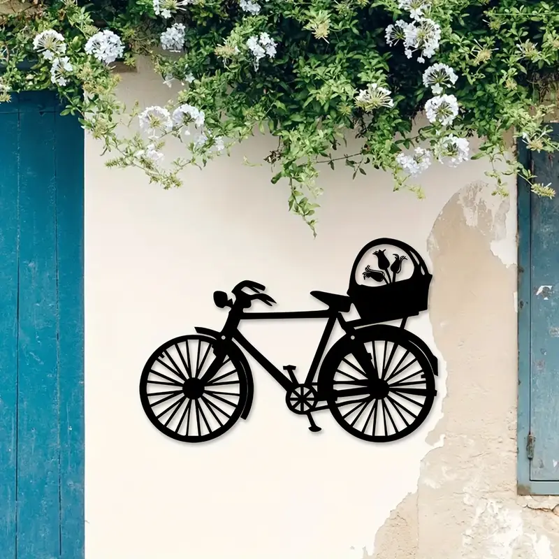 Wall Sculptures Bicycle Wall Art Decor Metal Bicycle Wall Art