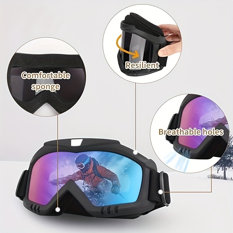 Adjustable Strap Snow Goggles