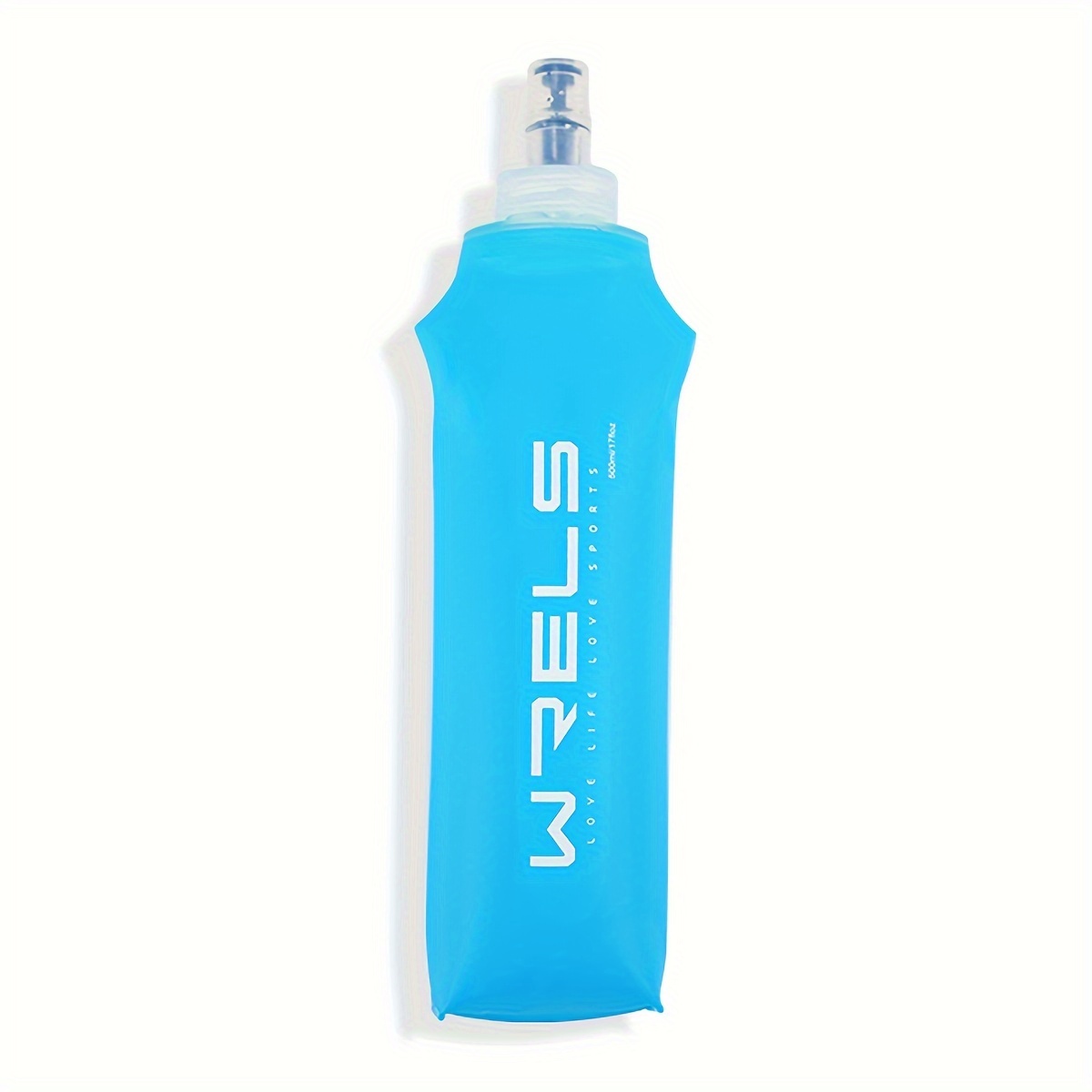 Image of Wrels Tpu Soft Water Bottles - 1 Pc, Foldable, Lightweight For Sports, Running, Camping, Fitness - In 150ml, 250ml, 500ml Sizes