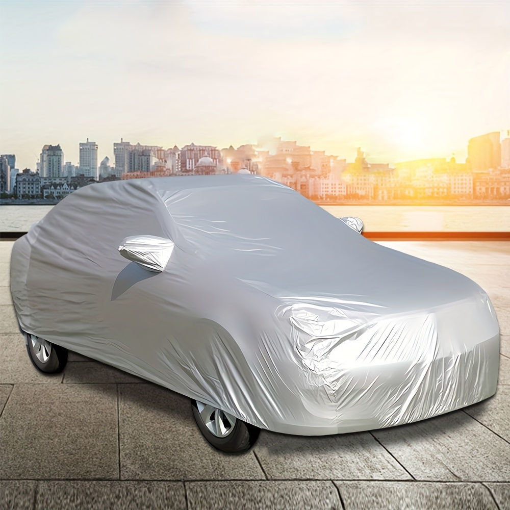 TEMU 170t Universal Waterproof Car Cover Protector For All Weather, For Suv/sedan Protection , Rain, Snow, And Resistant Outdoor Full Exterior Covers