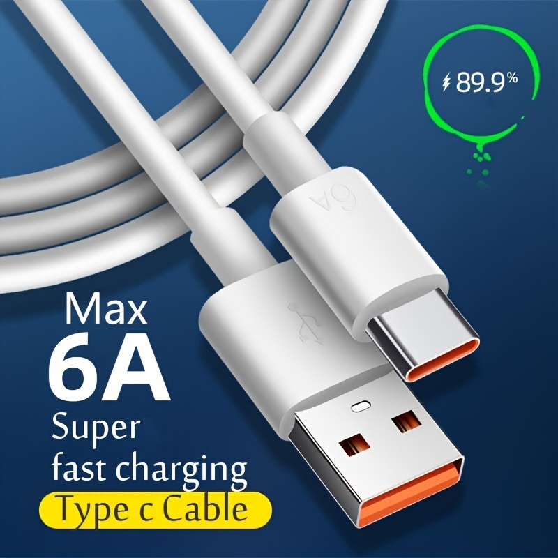 

Gicook 66w 6a Mobile Phone Cable 1 Meter Usb C Charging Cable Usb A To Usb C Is Suitable For Mobile Phone Tablet Apple P60 Charge