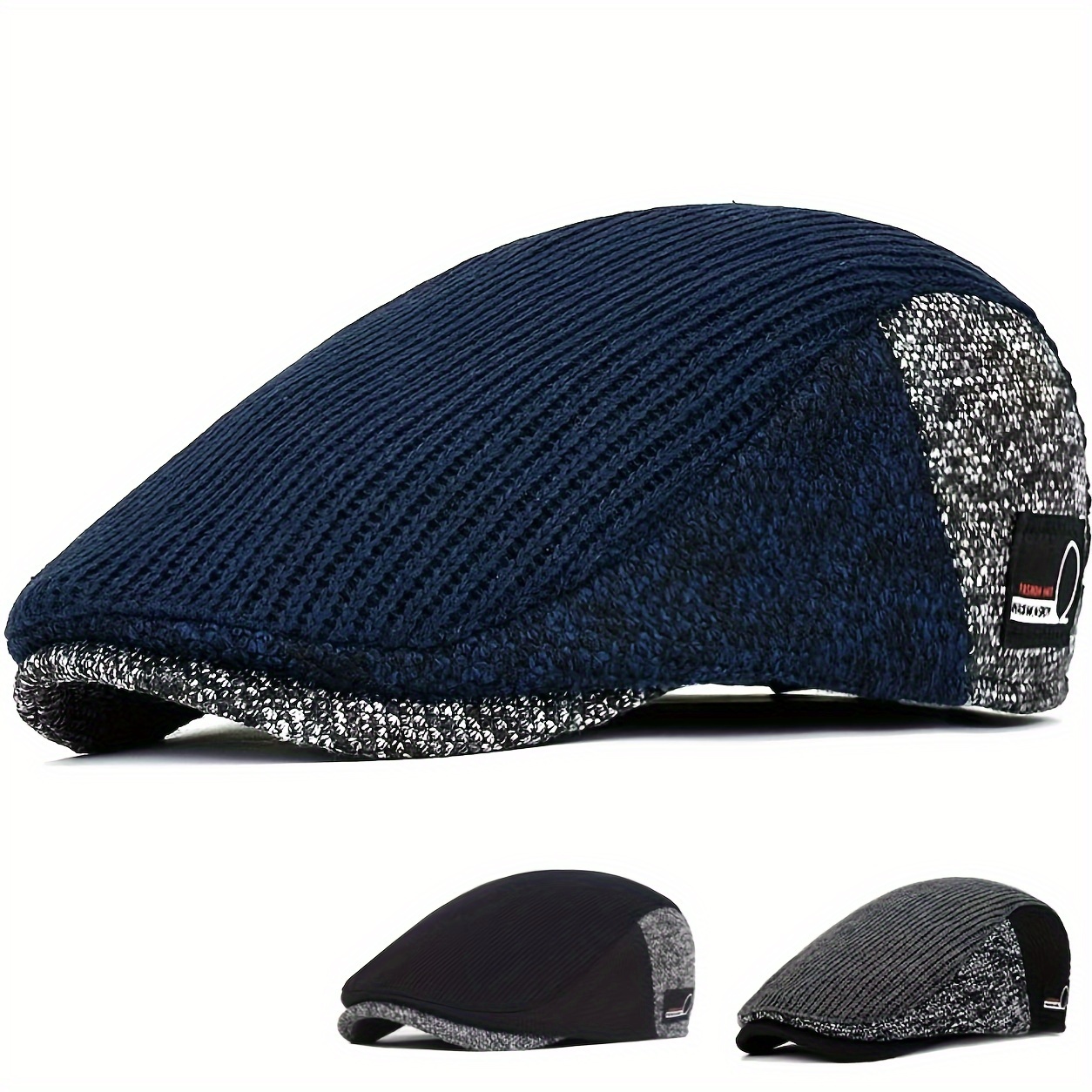 

New And Literary Hat Fashionable Shooting Men And Stitching Cap