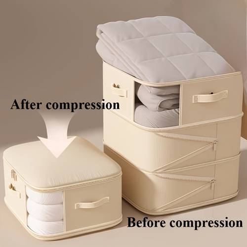 photo de l'article sacs de compression portables de , disponibles en 4 styles. idéaux pour vêtements, couettes, oreillers, coussins de canapé et édredons. solution de rangement pour économiser de dans et les salons