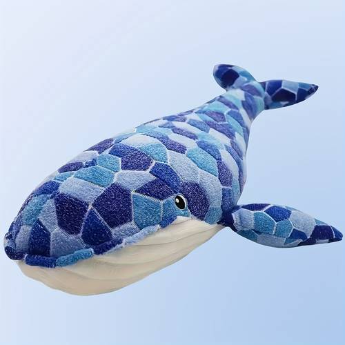 50cm 19 68in big size whale plush toy animals stuffed toy soft toy cartoon home decoration car interior decoration birthday gift for friends christmas gifts for family valentines day gift