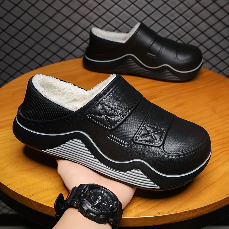

Unisex -lined Slippers - , Eva , , Non- , Comfortable For And , -on Footwear For Fall/