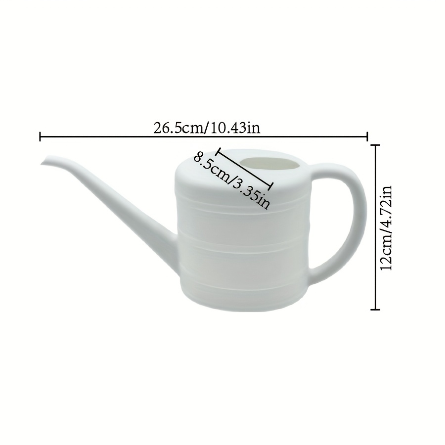 1 Portable Plastic Watering Pot For Indoor Plants, Outdoor Plant Flower Watering Pot With Long Mouth For Indoor Use, 33.81oz/67.63oz