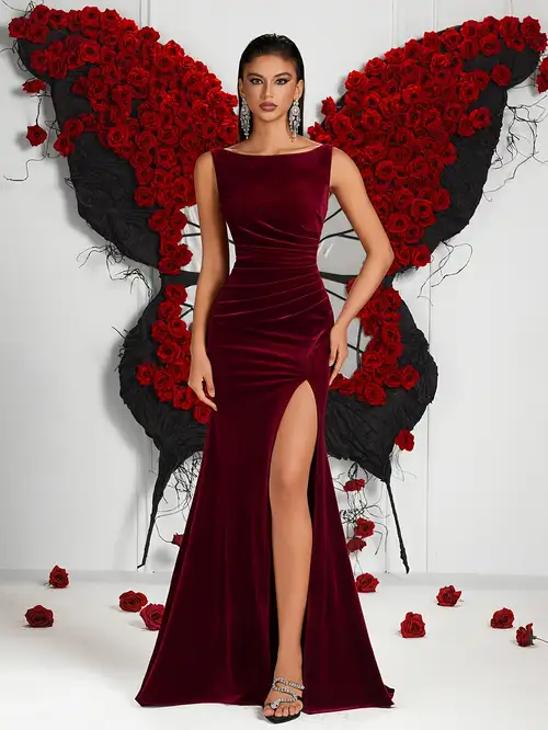 red velvet dress - Iceland red velvet dress - Iceland