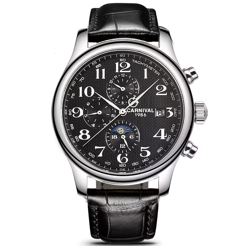 Carnival Men's Automatic Mechanical Watch, Gentleman's Timepiece