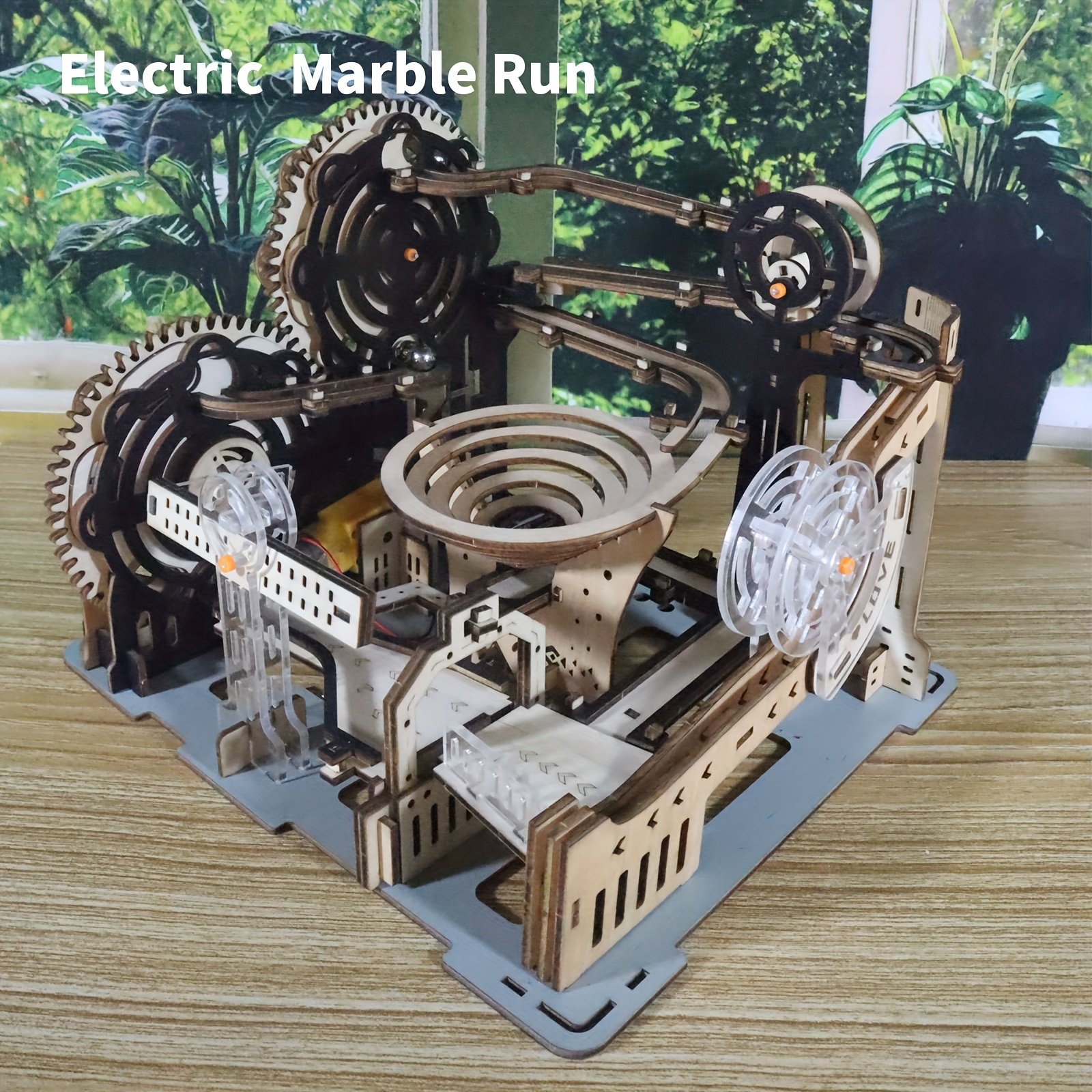 

Electric Model Kits 3d Wooden Puzzles Puzzle Diy Handmade Christmas Gift (without Battery)