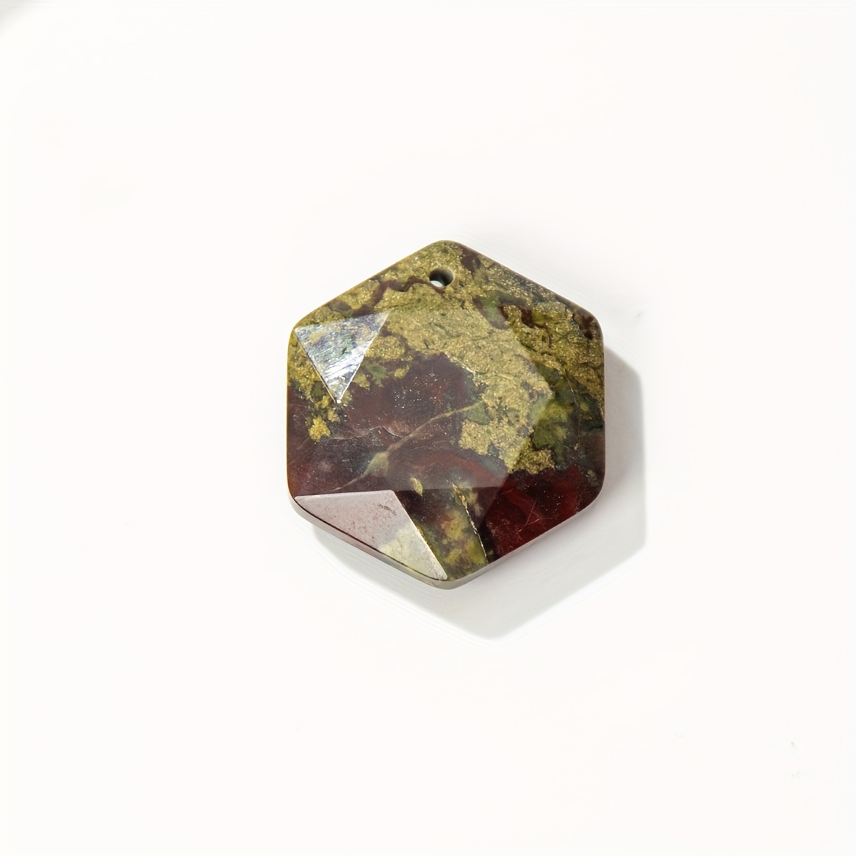Natural Stone Hexagon Star Large Satellite Hexagon Pendant for Jewelry Making