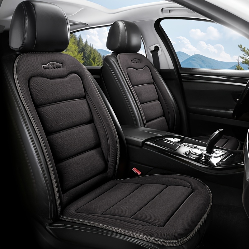 TEMU Car Seat Cushion, Made Of Breathable Mesh Fabric, Fresh And Non-stuffy, Moisture-absorbing And Quick-drying, Efficient Cooling, Bottom With