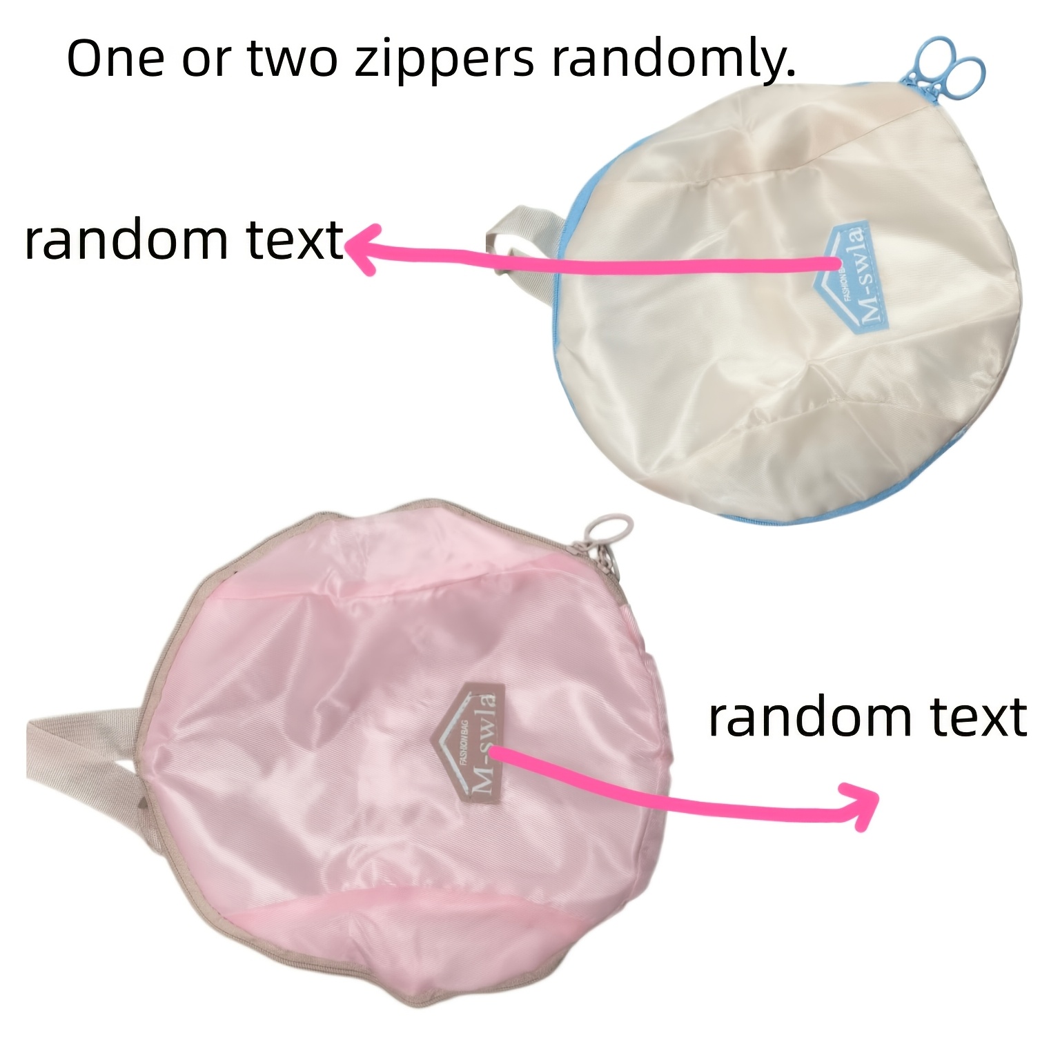 TEMU Juego de 2 organizadores de viaje, ideal para ropa interior, calcetines y ropa - Bolsas portátiles de poliéster con cremallera y compartimentos,